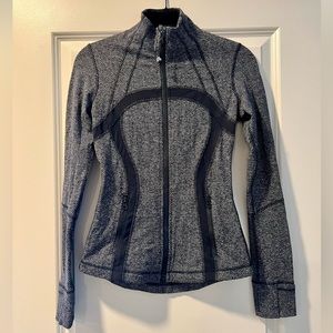 lululemon athletica Herringbone Black and Gray Blazer